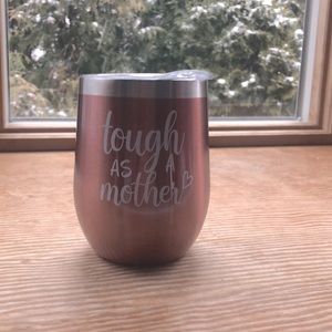 Rose gold wine tumbler